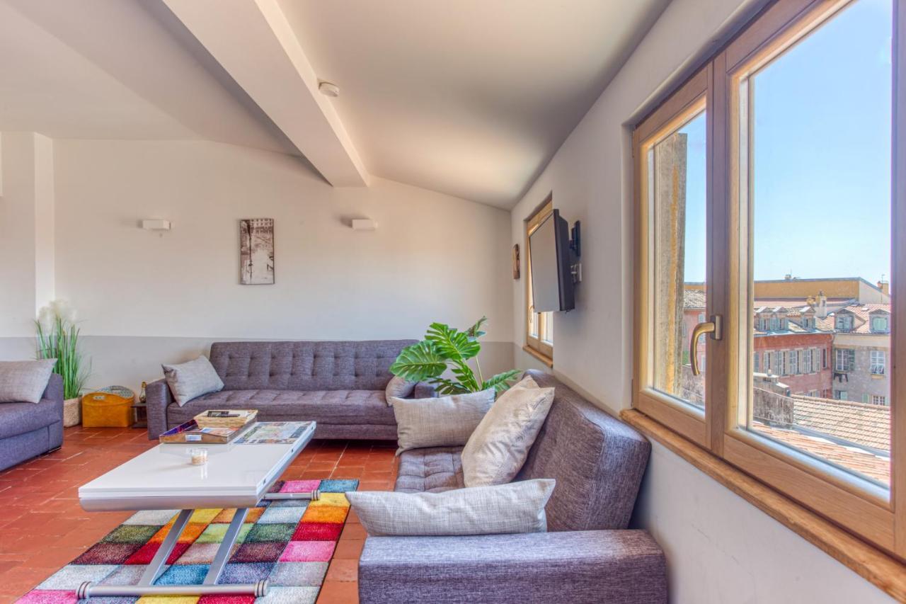 Le Gilly 6 - F3 Exceptionnel, Vue Mer, Moderne, Climatisation, Vieux-Nizza Esterno foto