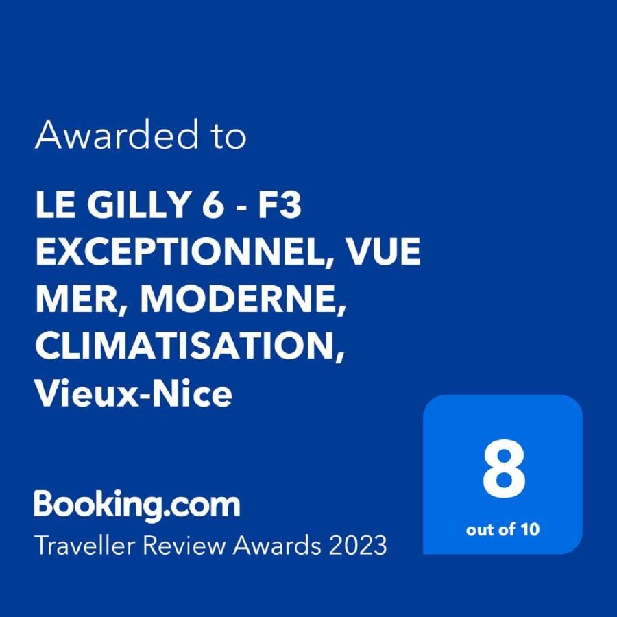 Le Gilly 6 - F3 Exceptionnel, Vue Mer, Moderne, Climatisation, Vieux-Nizza Esterno foto